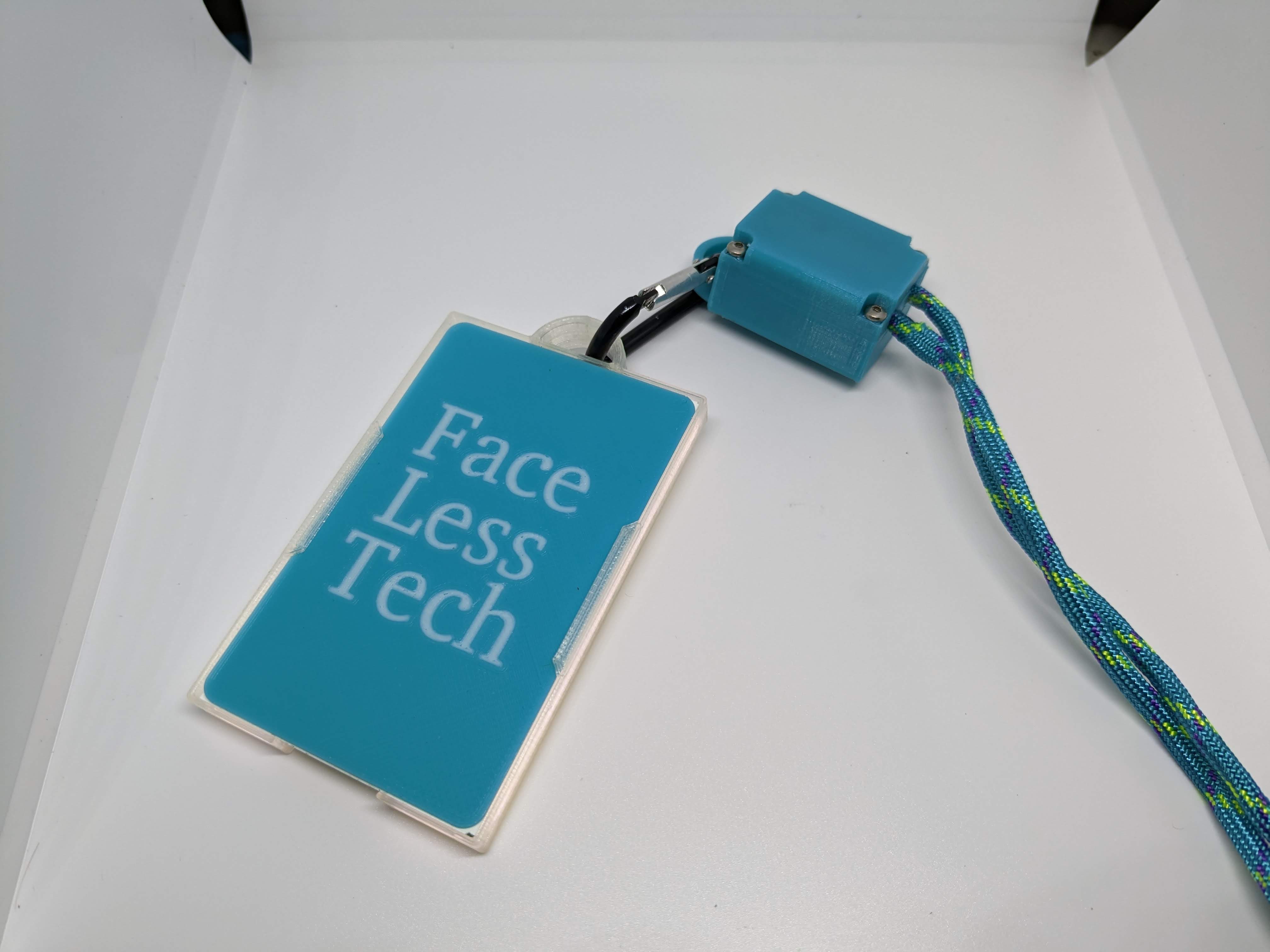LED ID badge holder – Facelesstech