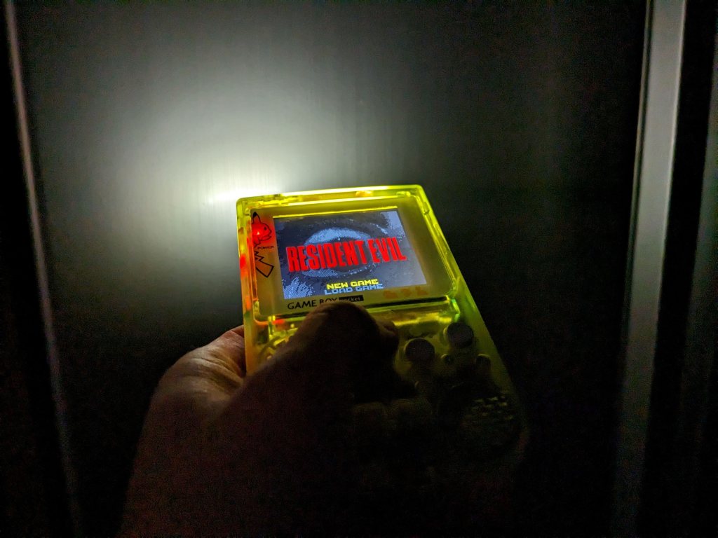 LED noodle Gameboy repro shell